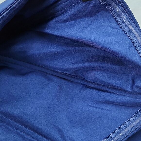 Jenny Yoo Aidan Convertible Bridesmaid Gown Sz 6 Navy Strapless Sweetheart Neck - Picture 6 of 11